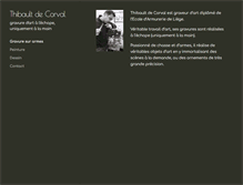 Tablet Screenshot of gravurecorval.com